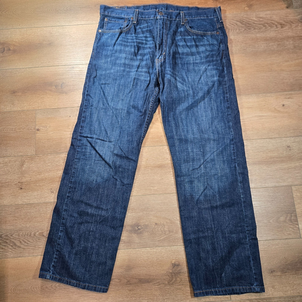 Levis 569 Loose Straight Jeans 38x32 Dark Wash Denim Baggy Y2K Streetwear